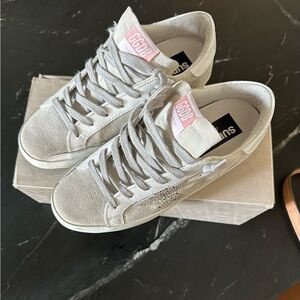 Golden Goose Superstar sneakers with Swarovski crystals